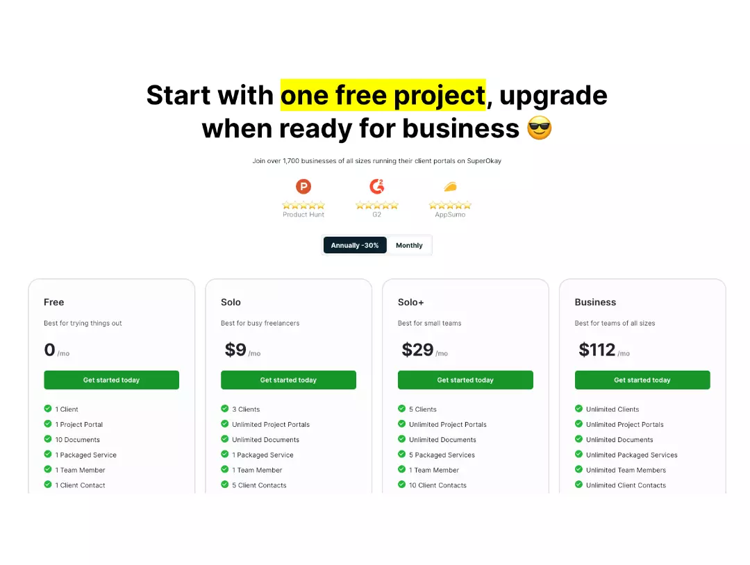 pricing